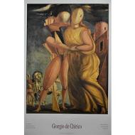 Giorgio De Chirico - Ettore e Andromaca 1924 - Poster vintage originale anno 1992