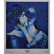 Marc Chagall - Gli amanti azzurri 1905 - Poster vintage originale anno 1999