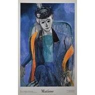 Henri Matisse - Ritratto della moglie dell'artista 1913 - Poster vintage originale anno 1999