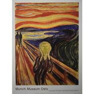 Edward Munch - L'urlo 1893 - Poster vintage originale anno 2000