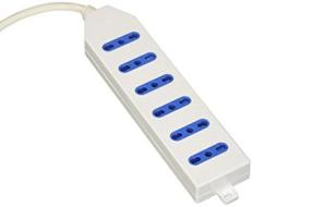 Presa Multi 6P Bipasso (AZ)