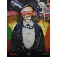 Kees van Dongen - Il clown 1906 - Poster vintage originale anno 1999
