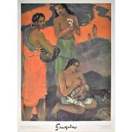 Paul Gauguin - Donne in riva al mare (Maternità) 1892 - Poster vintage originale anno 1999