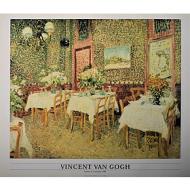 Vincent Van Gogh - Interior of a restaurant 1887 - Poster vintage originale anno 1996