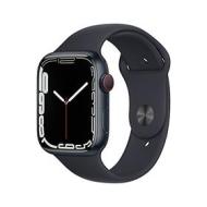 Apple Watch Series?7 (GPS?+?Cellular) Cassa 45?mm in alluminio color mezzanotte con Cinturino Sport color mezzanotte - Regular (AZ)