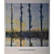 Claude Monet - Four trees 1891 - Poster vintage originale anno 1996