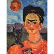 Frida Kahlo - Autoritratto - Poster vintage originale anno 1996