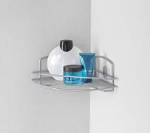 Metaltex serie Onda - Mensola angolare a un ripiano per bagno - (460201) (AZ) Metaltex serie Onda - Mensola angolare a un ripiano per bagno - (460201) (AZ)