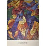 Gino Severini - Ballerina + Mare 1913 - Poster vintage originale anno 1994