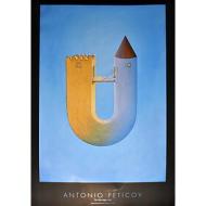 Antonio Peticov - The marriage 1989 - Poster vintage originale anno 1995