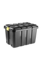 Tontarelli BoxOne Porta-Attrezzi, 140 L, 79 x 52 x h 52 cm, Nero/Ambra (AZ) Tontarelli BoxOne Porta-Attrezzi, 140 L, 79 x 52 x h 52 cm, Nero/Ambra (AZ)
