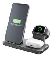 Cellularline Trio Wireless Charger Supporto di ricarica wireless 3in1 per dispositivi Apple (AZ)