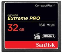 SanDisk Extreme Pro CompactFlash Scheda di Memoria 32 GB, 160 MB/s (AZ)