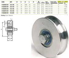 Ruota gola 1/2t. Art.315-120 Ruota gola 1/2t. Art.315-120