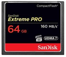 SanDisk Extreme Pro CompactFlash Scheda di Memoria 64 GB, 160 MB/s (AZ)