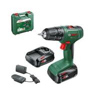 Bosch Home and Garden Trapano avvitatore a batteria EasyDrill 18V-40 (2 batterie da 2,0 Ah, sistema 18 volt, in custodia per il trasporto), 1/2" (AZ)