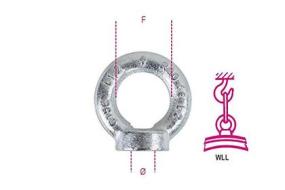 BETA 80420412 GOLFARI Femmina DIN582 C15E Zinc. Z M12, mm (AZ)