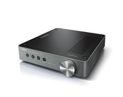 Yamaha MusicCast WXA-50 Amplificatore audio wireless ? Finale di potenza per la diffusione di musica in streaming ? Multiroom, WiFi, Bluetooth 2.1, Airplay, Design retr? moderno, Argento scuro (AZ)