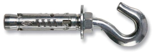 Tasselli in acciaio TA M 6 G con gancio (50 Pz.) Tasselli in acciaio TA M 6 G con gancio (50 Pz.)
