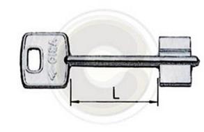CISA ART.00100.001 CHIAVE GREZZA D.M. PZ - 10 (AZ)