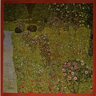 Gustav Klimt - Frutteto con rose 1911 - Poster vintage originale anno 1996