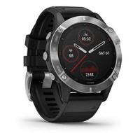 Garmin Fenix 6 - GPS Smartwatch Multisport 47mm, Display 1,3?, HR e saturazione ossigeno al polso, Pagamento contactless Garmin Pay, Colore Nero/Siver (AZ)