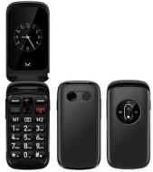 Majestic BLOW ? Senior phone 4G DUAL SIM display 2.4", bluetooth, fotocamera, flip attivo, tasto SOS, Base di ricarica, Nero (AZ)