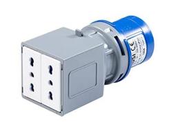 ROSI 1864 Adattatore Industriale, Grigio/Blu (AZ)