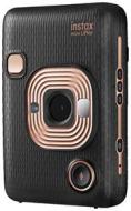 Fujifilm instax mini LiPlay Elegant Black Fotocamera Ibrida Istantanea e Digitale (2560 x 1920), Registra 10? di Audio sulla Foto con la funzione ?Sound?, Remote Shooting e Bluetooth, Foto 62 x 46 mm (AZ)