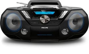 Philips AZB798T - Lettore CD con Bluetooth (CD, CD MP3, USB, DAB+, UKW), colore: Nero (AZ)