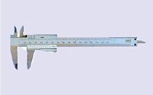 Calibro a corsoio ventesimale in acciao Inox con lunghezza di 160 mm