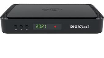 Digiquest decoder Combo 4K Tiv?sat, Q90, DVB-T2, DVB-S2 Nero (AZ)