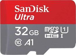 SanDisk Ultra Scheda di Memoria microSDXC con Adattatore SD, fino a 120 MB/s, Prestazioni dell'App A1, Clase 10, U1, 32 GB (AZ)