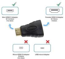 Techly 304215 Adatattore da HDMI? a Mini HDMI? Nero (AZ)
