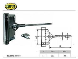 Ibfm 2475003 SPINGIPORTA A Molla T/Triumph ZINCATI Art.91 (AZ)