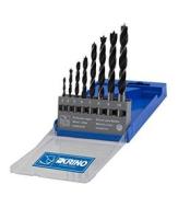 Krino 05010202 Set 8 Pezzi Punte Legno WS 3?10mm, Acciaio (AZ)