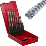 Set punte trapano calcestruzzo Quattric II 5-12mm quattro taglienti con attacco SDS (7 Pz.) Set punte trapano calcestruzzo Quattric II 5-12mm quattro taglienti con attacco SDS (7 Pz.)