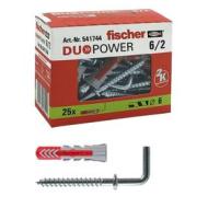 Tasselli DUOPOWER 6/2 con gancio medio (25 Pz.) Tasselli DUOPOWER 6/2 con gancio medio (25 Pz.)