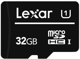 Lexar 32GB microSDHC UHS-I Memoria Flash Classe 10 32GB microSDHC UHS-I, 32 GB, MicroSDHC, Classe 10, UHS-I, 80 MB/s, Class 1 (U1) (AZ)