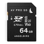 Angelbird AVP064SDMK2V60 SD Card AV PRO UHS-II 64GB V60 (AZ)