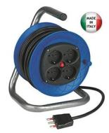ROSI CR14154BNS Avvolgicavo Civile Serie CR, Blu/Nero, 15m (AZ)