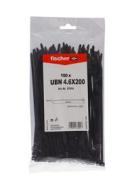 Fascetta cablaggio nera UBN 4,6 x 200 (100 Pz.) Fascetta cablaggio nera UBN 4,6 x 200 (100 Pz.)