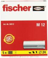 Tasselli M 12 con filetto metrico interno (5 Pz.)