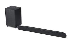 TCL Soundbar TS6110 per TV con Subwoofer Wireless, Bluetooth (32-inch Speaker, Dolby Audio, HDMI ARC, Montaggio a parete, Telecomando, tre modalit? di suono), Nero, 240w (AZ)