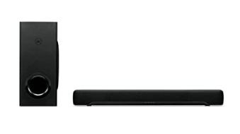 YAMAHA SR-C30A, soundbar compatta con subwoofer wireless, con HDMI, ottico, aux, Bluetooth, Clear Voice, 4 modalit? audio, installabiile a parete, Colore Nero (AZ)