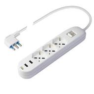 Poly Pool PP2526 Multipresa 3 Prese Pluristandard (16A+10A+schuko) - 2 Prese USB 2.4A per Carica Veloce ? Cavo Alimentazione 1,5 m - Spina Salvaspazio 16A 2P+T - Interruttore Luminoso - Bianco (AZ) Poly Pool PP2526 Multipresa 3 Prese Pluristandard (16A+10A+schuko) - 2 Prese USB 2.4A per Carica Veloce ? Cavo Alimentazione 1,5 m - Spina Salvaspazio 16A 2P+T - Interruttore Luminoso - Bianco (AZ)