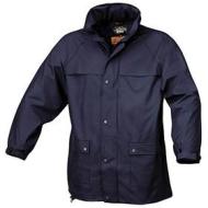 7979 M-CHAQUETA EN PVC TRICOT (AZ)