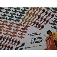 50° Anniversario Vespa - Designer Gilberto Filippetti - Poster vintage originale anno 1996