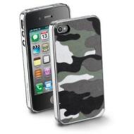 Cover rigida con inserto in tessuto iPhone 4