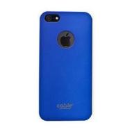 Cover iSlim Fit rubber blue iPhone 5
